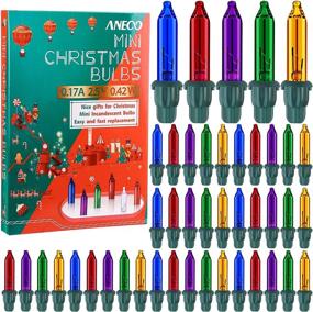 img 4 attached to 🌈 Multicolor Replacement Incandescent Christmas Industrial Electrical by Aneco