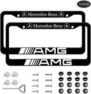 license plate frames for amg(2 pack) logo
