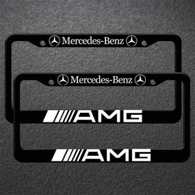 img 1 attached to License Plate Frames For AMG(2 Pack)