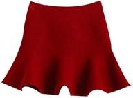 🐞 littleladybug girls knit skirt with flounces - girls' skirts & skorts clothing logo