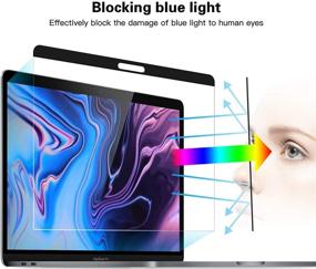 img 1 attached to 🔒 Магнитный защитный экран от синего света для ноутбука MacBook Pro 15 A1707 A1990 | Защита глаз для MacBook Pro 15" 2020 2019 2018