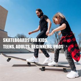img 1 attached to 🛹 Beginners Canadian Skateboard Complete - Perfect for Skateboarding Enthusiasts and Newcomers