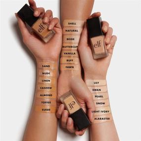 img 1 attached to 💄 e.l.f. Flawless Finish Foundation, Lightweight, Medium Coverage & Semi-Matte, Beige, 0.68 Fl Oz (20mL)