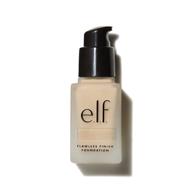 💄 e.l.f. flawless finish foundation, lightweight, medium coverage & semi-matte, beige, 0.68 fl oz (20ml) logo