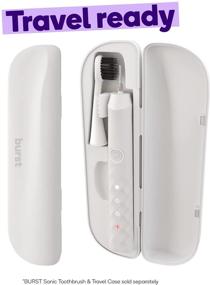 img 2 attached to 🦷 BURST Sonic Toothbrush Travel Case, White - Convenient & Protective (Case Only) [Packaging May Vary]