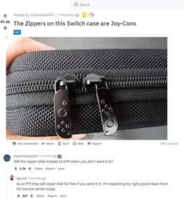 img 3 attached to Ultimate Nintendo Switch Travel Case: Magictodoor, Joy-Con Zipper Design, Protective Hard Portable Cover