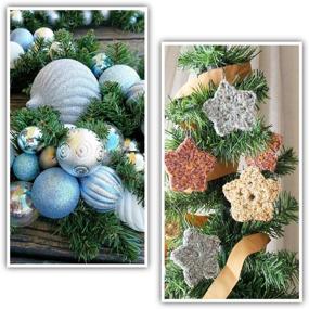 img 1 attached to Lvydec 36 Feet Christmas Garland: Stunning Artificial Pine Soft 🎄 Greenery for Holiday Wedding Party Decoration, Indoor/Outdoor Use - 2 Strands