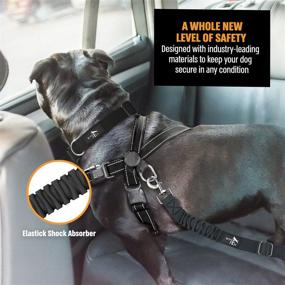 img 1 attached to 🐶 Adjustable Safety Dog Seatbelt – Active Pets Dog Car Harness, Durable Seat Belt for Dogs – Suitable for Large, Medium & Small Pets