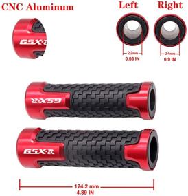 img 2 attached to PPXIONG GSXR Motorcycle Handlebar Hand Grips: For Suzuki GSXR 125