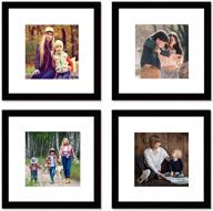 🖼️ decorate walls with 12x12 black picture frame set - square photo frame for home or office décor логотип