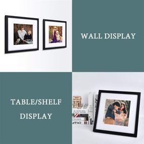 img 3 attached to 🖼️ Decorate Walls with 12x12 Black Picture Frame Set - Square Photo Frame for Home or Office Décor