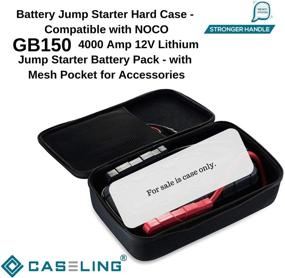 img 2 attached to 🔋 Caseling Hard Case for Boost Pro GB150 3000 Amp 12V Lithium Jump Starter Battery Pack