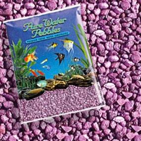 img 1 attached to 💦 Vibrantly Colored Pure Water Pebbles Aquarium Gravel - 25lb Neon Blue Bag