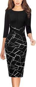 img 3 attached to VFSHOW Womens Elegant Business Bodycon Women's Clothing