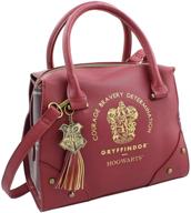 👜 hogwarts houses womens top handle shoulder satchel bag - harry potter inspired purse designer handbag logo