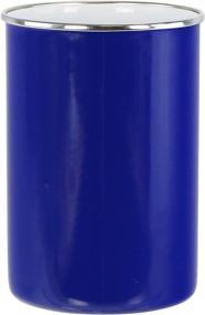 img 1 attached to 🎨 Convenient and Stylish Calypso Basics Enamel Utensil Holder in Indigo Shade