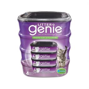 img 4 attached to 🗑️ Litter Genie Refills (4-Pack): Optimize Your Cat Waste Disposal