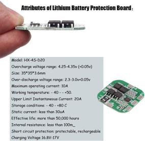 img 1 attached to Comidox 4S 20A 14.8V Литиевая Li-ion 18650 батарея BMS PCM Защита PCB плата модуля с 16.8V защитой от перезаряда, переразряда и короткого замыкания - набор из 2