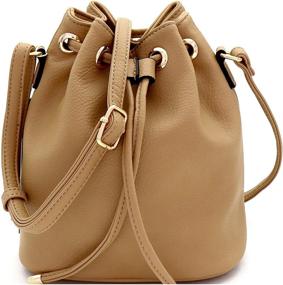 img 4 attached to 👜 Женские повседневные сумки на ремне с кожаным шнуром, кошельки и сатчелы
