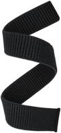 🏃 abanen quick dry watch band for garmin fenix 6/fenix 5 | 22mm woven nylon sport wristband strap for fenix 6 pro/sapphire, instinct, fenix 5/5 plus, quatix 6/5 logo