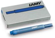 🖋️ lamy t10 blue ink cartridges - 1 packet with 5 cartridges for enhanced seo logo