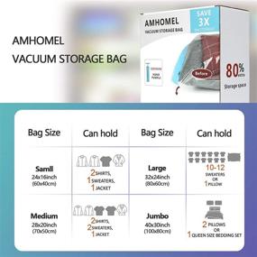 img 3 attached to Amhomel Vacuum Storage Bundle Contain