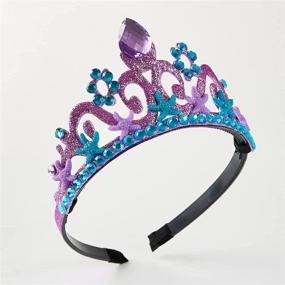 img 1 attached to 🧜 Dive into Elegance with the Mermaid Costume Halloween Princess Jewelry