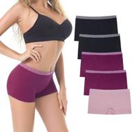 laleste seamless boyshort low rise underwear logo