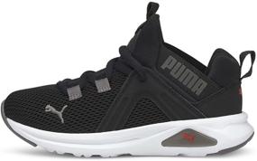 img 4 attached to 👟 PUMA Enzo Sneaker for Boys and Girls, Quarry-Puma White, Size 6.5 M US Big Kid
