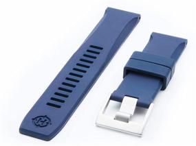 img 3 attached to ⌚ Men's Rubber Watch Strap for HELM Watches