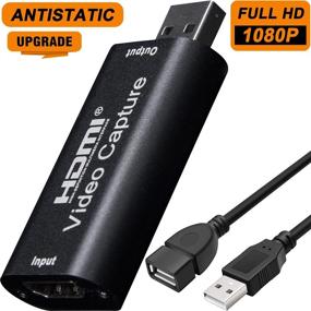 img 3 attached to Улучшенная видеозахватная карта WUINMUT 4K HDMI на USB с аудио: Запись на компьютер и стрим с нулевой задержкой