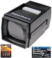🔍 enhanced viewing experience: pana-vue 2 illuminated slide viewer with aa batteries and microfiber cleaning cloth logo