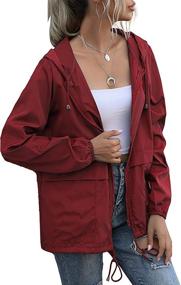 img 2 attached to FLYCHEN Waterproof Outdoor Windbreaker Raincoat Women's Clothing in Coats, Jackets & Vests