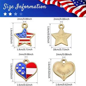 img 1 attached to American Pendants Patriotic Independence Bracelet