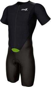 img 4 attached to Комбинезон Sparx Compression Triathlon Chamois Skinsuit