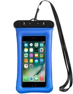 📱 jmart floating waterproof phone dry bag case-blue for samsung galaxy s21 ultra s20 plus s10 s9 note 20 a01 a11 a21 a51 a71 a02s a12 a32 a42 a52 iphone 13 pro max 12 11 xs xr 7 8+ stylo 6 logo