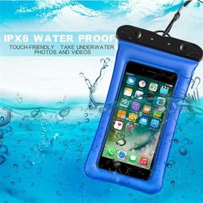 img 3 attached to 📱 Jmart Floating Waterproof Phone Dry Bag Case-Blue for Samsung Galaxy S21 Ultra S20 Plus S10 S9 Note 20 A01 A11 A21 A51 A71 A02S A12 A32 A42 A52 iPhone 13 Pro Max 12 11 XS XR 7 8+ Stylo 6