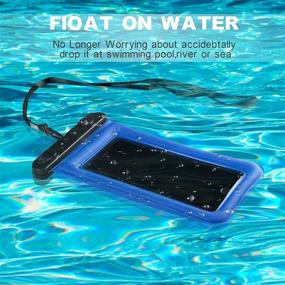 img 1 attached to 📱 Jmart Floating Waterproof Phone Dry Bag Case-Blue for Samsung Galaxy S21 Ultra S20 Plus S10 S9 Note 20 A01 A11 A21 A51 A71 A02S A12 A32 A42 A52 iPhone 13 Pro Max 12 11 XS XR 7 8+ Stylo 6