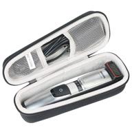 🧔 protective travel case for philips norelco beard & head trimmer - compatible with series 5100/7000 logo