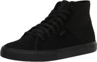 👟 dc men's manual skate black men's shoes: sleek comfort and superior performance logo