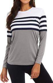 img 4 attached to ☀️ NEYOUQE Women's Long Sleeve Sun Protection Shirt - UPF 50+ SPF Top for Casual Styling