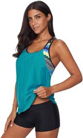 img 2 attached to SailBee Womens Tankini Swimsuit 411023 Women's Clothing