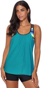 img 4 attached to SailBee Womens Tankini Swimsuit 411023 Women's Clothing