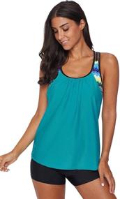 img 3 attached to SailBee Womens Tankini Swimsuit 411023 Women's Clothing