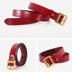 img 1 attached to Holes Skinny Leather Fashion Buckle