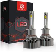 💡 h1 led лампы для фар - набор для преобразования car work box, 20000lm 120w 6000k ультраяркие чипы csp логотип