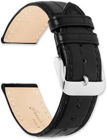 img 4 attached to Genuine Alligator Watchband for DeBeer Women's Watches: The Ultimate Luxury Statement
