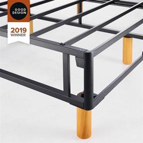 img 1 attached to 🛏️ Justina Metal Mattress Foundation / 16 Inch Platform Bed / No Box Spring Needed, Queen - ZINUS GOOD DESIGN Award Winner