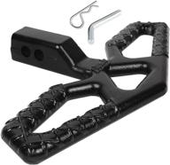 🚗 eapele tow hitch step: 2-дюймовые приемники, прочная стальная конструкция, порошковое покрытие без ржавчины, номинальная грузоподъемность буксировочного ремня 10 000 фунтов логотип