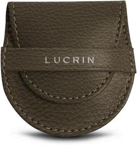 img 2 attached to Lucrin Hanger Taupe Granulated Leather